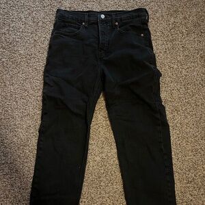 Size 6 BUTTON UP mom jeans